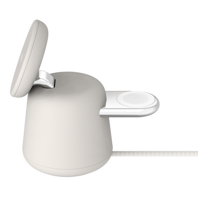 Бездротова зарядка Belkin BOOST CHARGE PRO 2-in-1 Wireless Charging Dock with MagSafe (HR1X2)