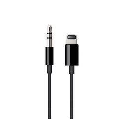 Кабель аудіо Apple Lightning to 3.5 mm Audio Cable (1.2m) - Black (MR2C2)