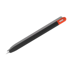 Силіконовий чохол для Apple Pencil (USB-C) - Чорний з червоним