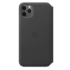 Чехол Apple iPhone 11 Pro Max Leather Folio - Black (MX082)