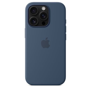 Чехол Apple iPhone 16 Pro Silicone Case with MagSafe - Denim (MYYK3)