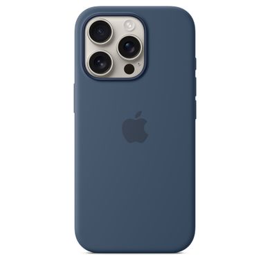 Чехол Apple iPhone 16 Pro Silicone Case with MagSafe - Denim (MYYK3)