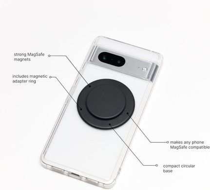 Держатель для телефона PopSockets Phone Grip Compatible with MagSafe - Black