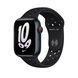 Ремешок Apple Nike Sport Band Black/Black 45mm - S/M (MPH43)