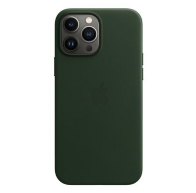 Чохол Apple iPhone 13 Pro Max Leather Case with MagSafe - Sequoia Green (MM1Q3)