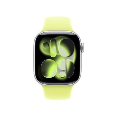 Ремешок Apple 42mm Neon Yellow Sport Band - S/M (MFGC4)