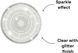 Тримач для телефону PopSockets Adhesive PopGrip - Clear Glitter Silver