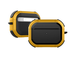 Желтый поликарбонатный чехол с карабином AirPods Pro 2