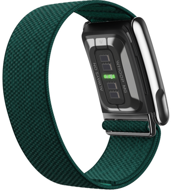 Ремешок Whoop SuperKnit Luxe Band | Emerald with Titanium для Whoop 5.0 One/Peak/MG Life