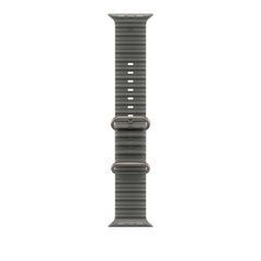 Ремінець Apple 49mm Translucent Black Ocean&nbsp;Band - Natural Titanium Finish (MK7P4)