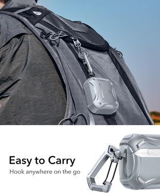 Чехол ESR Cyber Tough Case (HaloLock) with MagSafe для AirPods 4 - Gray