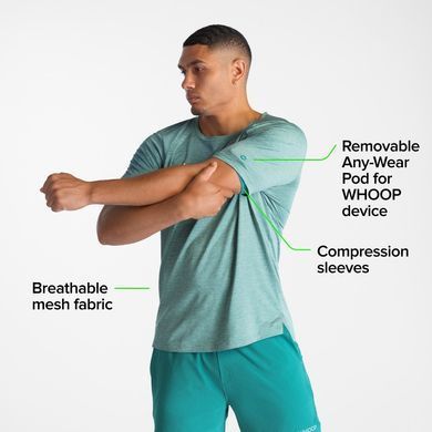 Футболка Whoop Men's Training Tee | Teal Heather