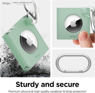 Чохол силіконовий для AirTag Elago iPod Shuffle Case - Mint