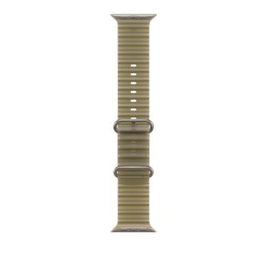 Ремінець Apple 49mm Translucent Kelp Ocean&nbsp;Band - Natural Titanium Finish (MK7M4)