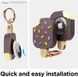 Чехол силиконовый для AirTag Elago Ice Cream Case - Dark Brown