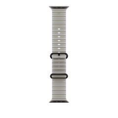 Ремінець Apple 49mm Translucent Gray Ocean&nbsp;Band - Black Titanium Finish (MKAQ4)