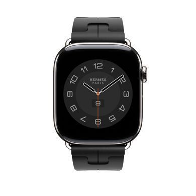 Ремнінець Apple Watch Herm&egrave;s - 46mm Noir Kilim Single Tour (MXJN3)
