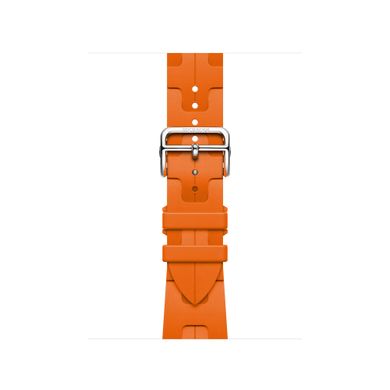 Ремнінець Apple Watch Hermès - 41mm Orange Kilim Single Tour (MTHV3)