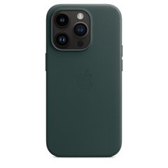 Чехол Apple iPhone 14 Pro Leather Case with MagSafe - Forest Green (MPPH3)