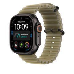 Ремінець Apple 49mm Translucent Kelp Ocean&nbsp;Band - Black Titanium Finish (MKAV4)