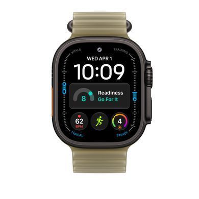 Ремінець Apple 49mm Translucent Kelp Ocean&nbsp;Band - Black Titanium Finish (MKAV4)