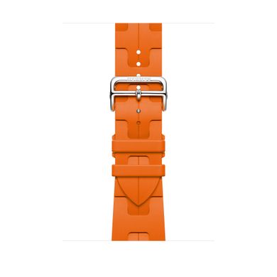Ремнінець Apple Watch Hermès - 45mm Orange Kilim Single Tour (MTJ03)