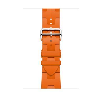 Ремешок Apple Watch Herm&egrave;s - 46mm Orange Kilim Single Tour (MXJM3)