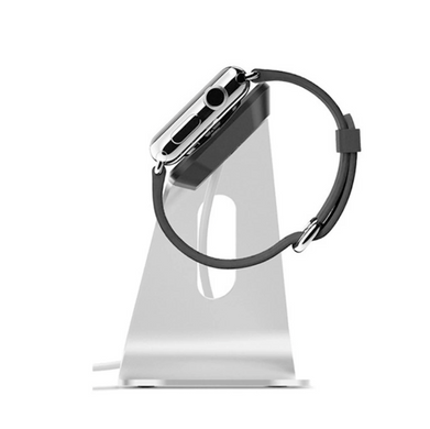 Подставка алюминиевая для часов Apple Watch - Серебристая