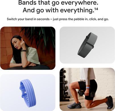 Ремінець Google Fitbit Air Active Band (Large) - Fog