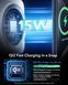 Бездротова зарядна станція ESR Qi2 15W 3-in-1 Wireless Charging Station (HaloLock) - White