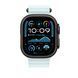 Подовжувач для ремінця Apple Ocean Band Extension - Black Titanium Finish 49mm - Ice Blue (MYP93)