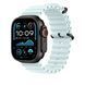 Подовжувач для ремінця Apple Ocean Band Extension - Black Titanium Finish 49mm - Ice Blue (MYP93)