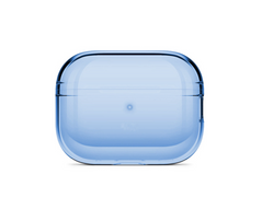 Прозрачный полиуретановый чехол для AirPods Pro 2 - Синий