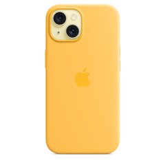Чехол Apple iPhone 15 Silicone Case with MagSafe - Sunshine (MWNA3)