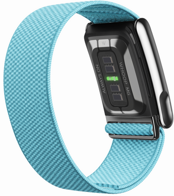 Ремінець Whoop SuperKnit Luxe Band | Aqua with Titanium для Whoop 5.0 One/Peak/MG Life