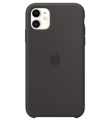 Чехол Apple iPhone 11 Silicone Case - Black (MWVU2)