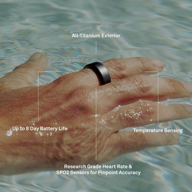 Смарт-кільце Oura Ring 4 - Stealth
