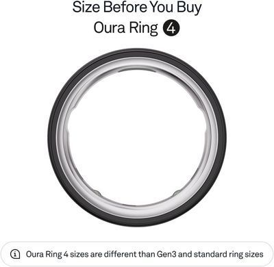 Смарт-кільце Oura Ring 4 - Stealth
