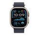 Подовжувач для ремінця Apple Ocean Band Extension - Natural Titanium Finish 49mm - Navy (MXTJ3)