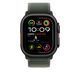 Ремешок Apple 49mm Green Trail&nbsp;Loop&nbsp;-&nbsp;M/L - Black Titanium Finish (MYQ43)
