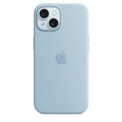 Чохол Apple iPhone 15 Silicone Case with MagSafe - Light Blue (MWND3)
