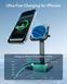 Бездротова зарядна станція ESR 15W 3-in-1 Wireless Charging Station with CryoBoost (HaloLock) - Black