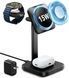 Бездротова зарядна станція ESR 15W 3-in-1 Wireless Charging Station with CryoBoost (HaloLock) - Black