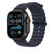 Удлинитель для ремешка Apple Ocean Band Extension - Black Titanium Finish 49mm - Navy (MYPC3)