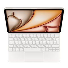 Клавиатура Apple Magic Keyboard for iPad Air 13-inch (M2) (M3) (M4) - Ukrainian - White (MJQL3UA/A)