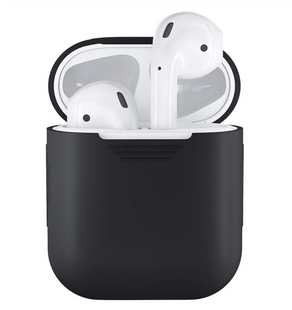 Чехол силиконовый для AirPods 1 / 2 - Черный