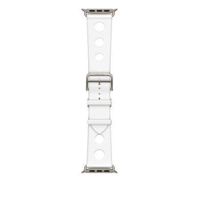Ремешок Apple Watch Herm&egrave;s - 49mm Blanc Scub&rsquo;H Diving (MGND4)
