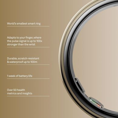 Смарт-кільце Oura Ring 5 - Gold - Size 8 (JZ90-61616-08)