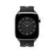 Ремінець Apple Watch Herm&egrave;s - 46mm Noir/Gris Bridon Single Tour (MDFT4)