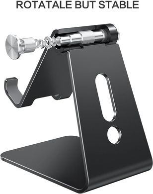 Підставка алюмінієва для iPhone - Чорна